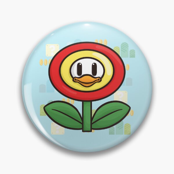 Item preview, Super Mario Fire Flower Duck designed and sold by Khotekmei.