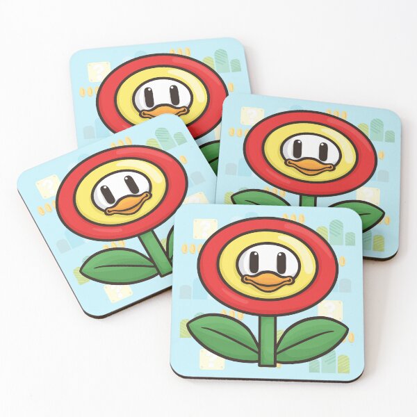 Item preview, Super Mario Fire Flower Duck designed and sold by Khotekmei.
