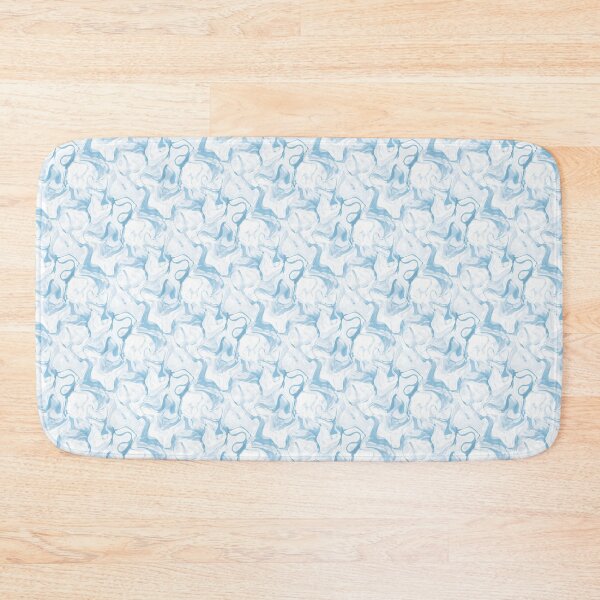Item preview, Summer Retro Marble Pattern in Blue designed and sold by Artistestella.