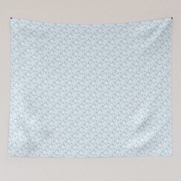 Item preview, Summer Retro Marble Pattern in Blue designed and sold by Artistestella.