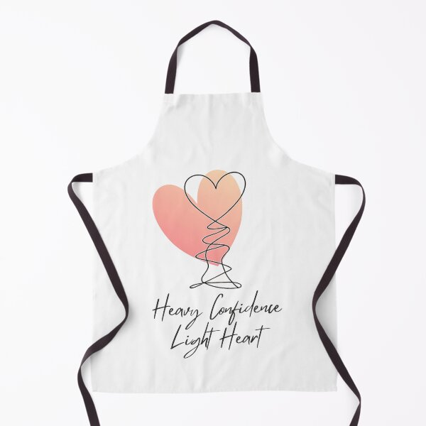 Item preview, Heavy Confidence Light Heart Line Art Graphic designed and sold by RunningWhiskers.