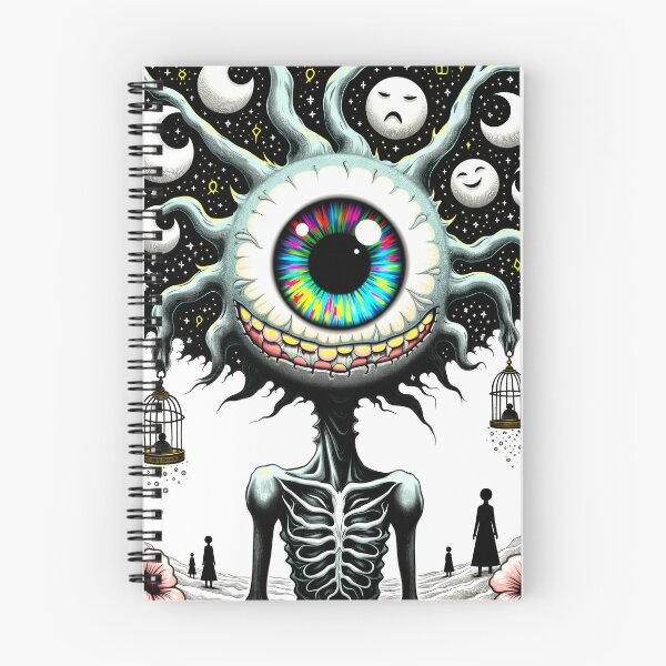 Item preview, Creepy Cute One Eyed Creature – Spooky Cute Art with Weird Smile Character designed and sold by QQQueen.