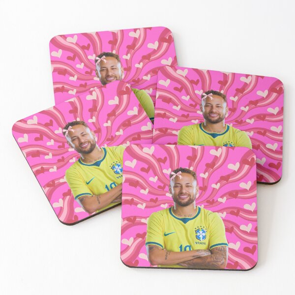 Item preview, Cute Neymar with Pink Bow, Brazil footballer designed and sold by SuchWowDesign.