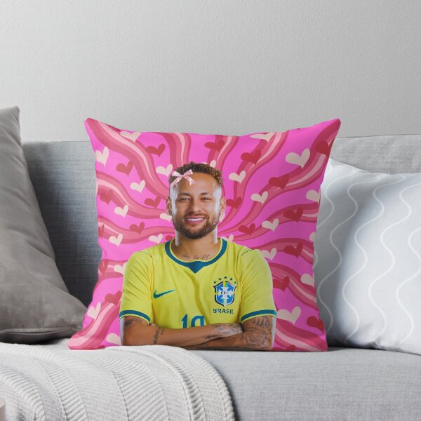 Item preview, Cute Neymar with Pink Bow, Brazil footballer designed and sold by SuchWowDesign.