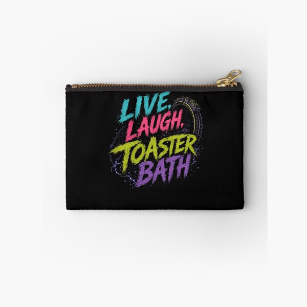Item preview, Live. Laugh. Toaster Bath. Dark Humor Sarcastic Anti Live Laugh Love Goth designed and sold by HumansStuck12.