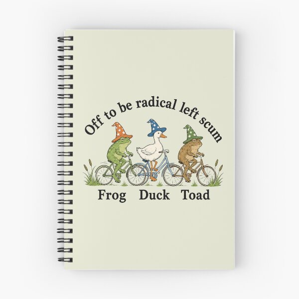 Item preview, Funny Off to Be Radical Left Scum Frog Duck Toad designed and sold by sentfromemily.