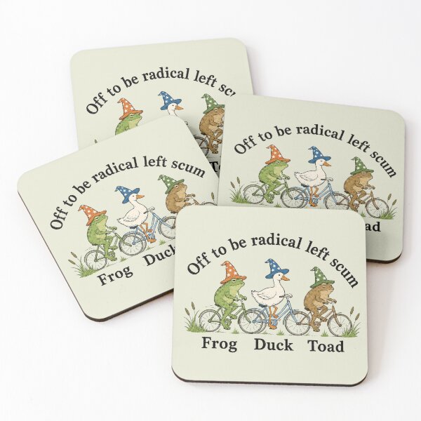 Item preview, Funny Off to Be Radical Left Scum Frog Duck Toad designed and sold by sentfromemily.
