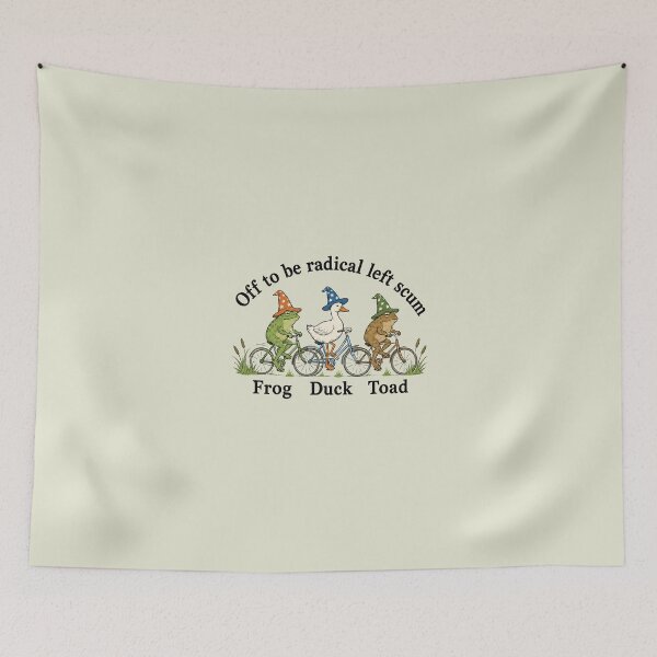 Item preview, Funny Off to Be Radical Left Scum Frog Duck Toad designed and sold by sentfromemily.
