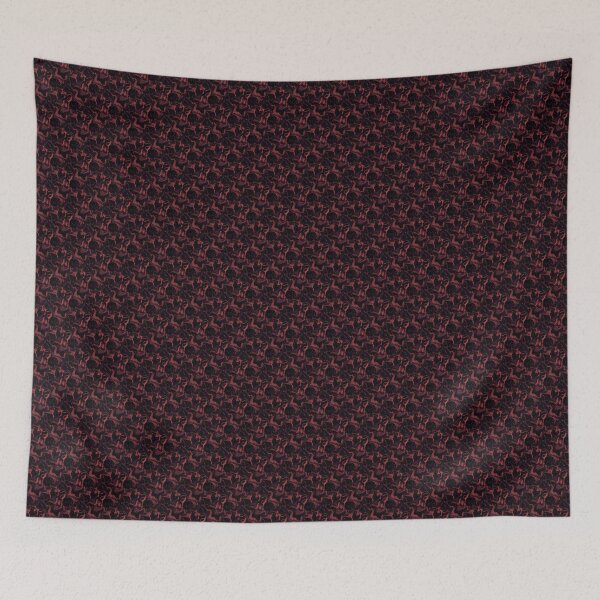 Item preview, Autumn Retro Marble Pattern in Red designed and sold by Artistestella.