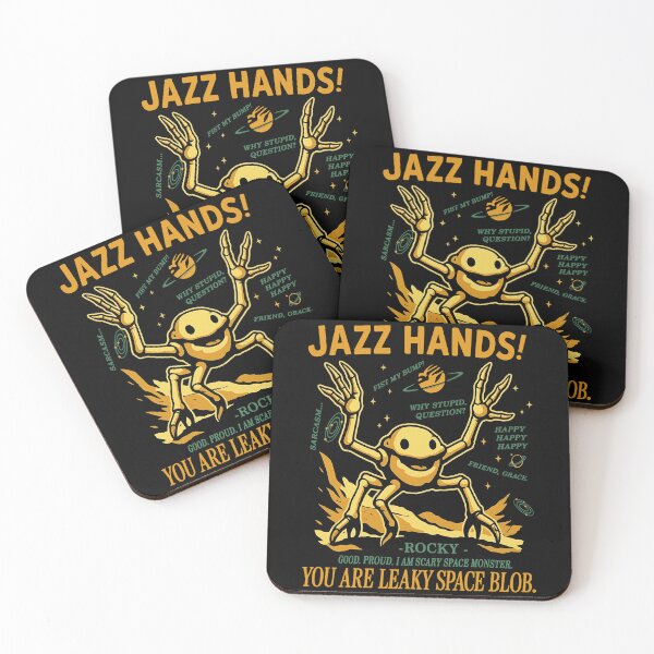 Item preview, Rocky-Project Hail Mary Jazz Hands Fist My Bump Quote Graphic designed and sold by AdolphGarnerArt.