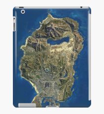 Grand Theft Auto V Map iPad Case/Skin