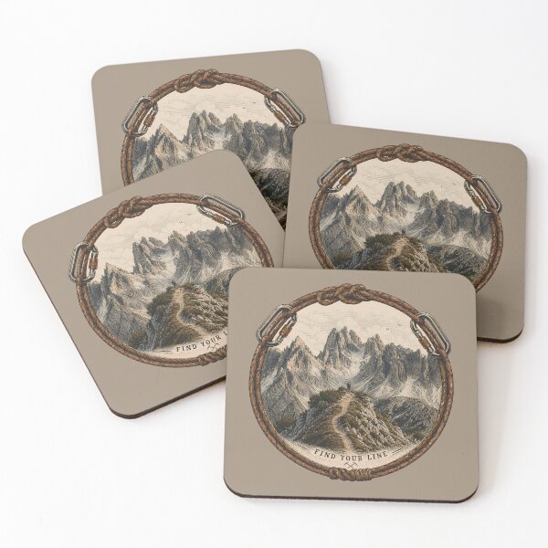 Item preview, Cadini di Misurina from Tre Cime di Lavaredo Dolomites Dolomiti Rope Climbing designed and sold by SlothcoreVibes.