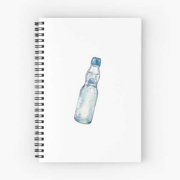 Item preview, Ramune Soda Bottle - Watercolor Japanese Summer - Fashion & Sticker Art designed and sold by asumintjapan1.