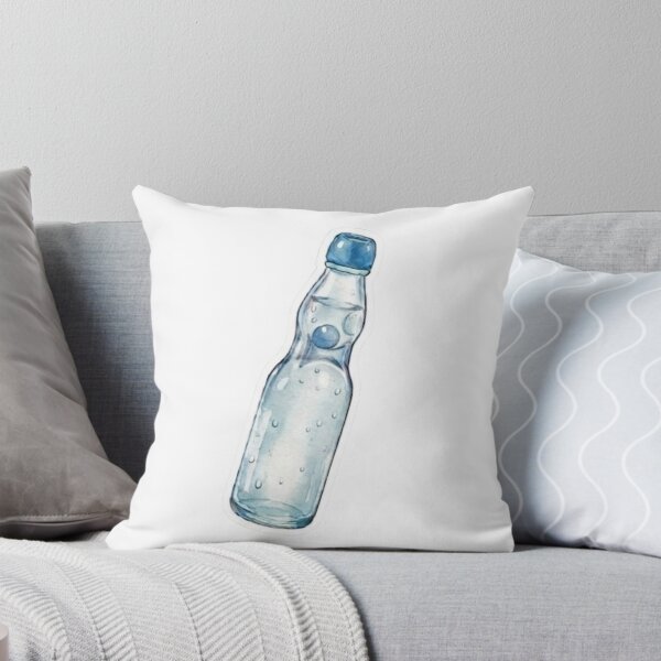 Item preview, Ramune Soda Bottle - Watercolor Japanese Summer - Fashion & Sticker Art designed and sold by asumintjapan1.