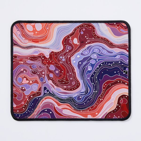 Item preview, Crimson Lavender Red Flow Abstract Pattern designed and sold by GrinGalore.
