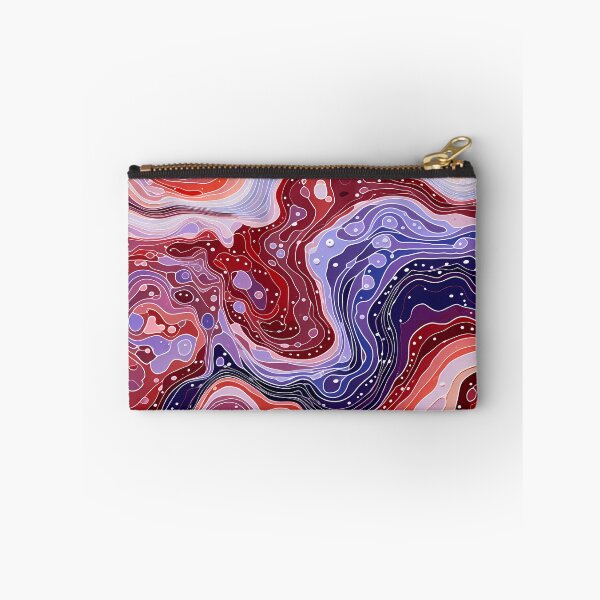 Item preview, Crimson Lavender Red Flow Abstract Pattern designed and sold by GrinGalore.