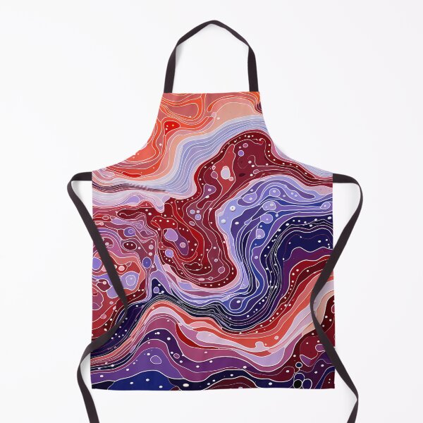 Item preview, Crimson Lavender Red Flow Abstract Pattern designed and sold by GrinGalore.