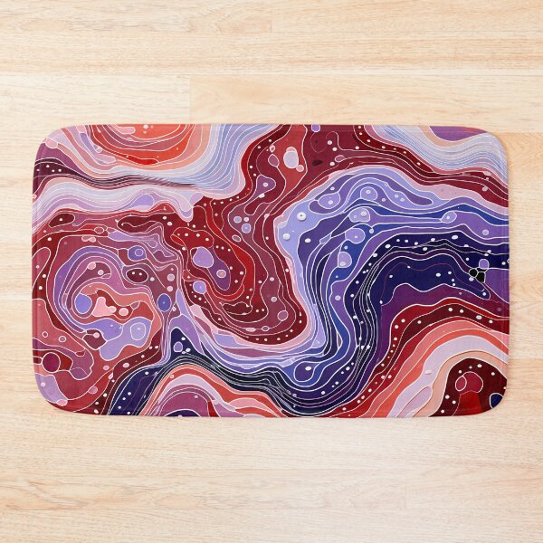 Item preview, Crimson Lavender Red Flow Abstract Pattern designed and sold by GrinGalore.