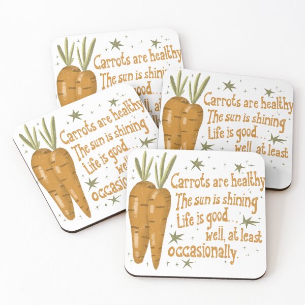 Item preview, Funny quote with carrot designed and sold by pinkyfish1010.