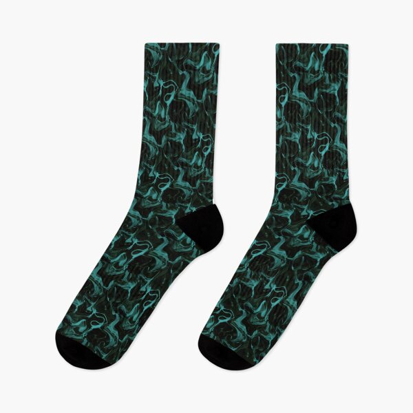 Item preview, Autumn Retro Marble Pattern in Teal designed and sold by Artistestella.