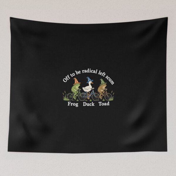 Item preview, Funny Off to Be Radical Left Scum Frog Duck Toad 2 designed and sold by sentfromemily.