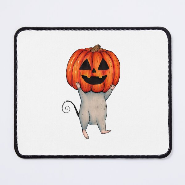Item preview, Mouse with Pumpkin on Head designed and sold by LittleMouseClub.