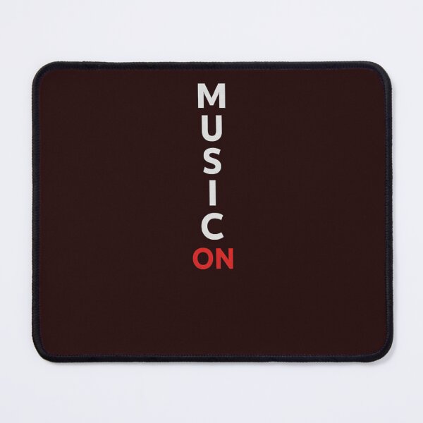 Item preview, Music On | Minimalist Music Typography Design designed and sold by VasiArtLab.