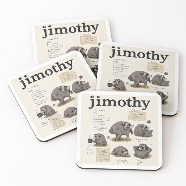 Item preview, Jimothy Professional Overthinker Possum designed and sold by HayaasBoutique.