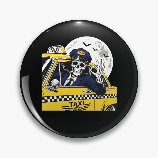 Item preview, Halloween Skeleton Taxi Driver   designed and sold by clothesy7.