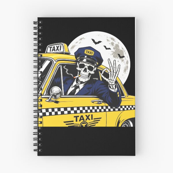 Item preview, Halloween Skeleton Taxi Driver   designed and sold by clothesy7.
