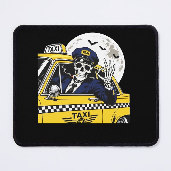 Item preview, Halloween Skeleton Taxi Driver designed and sold by clothesy7.