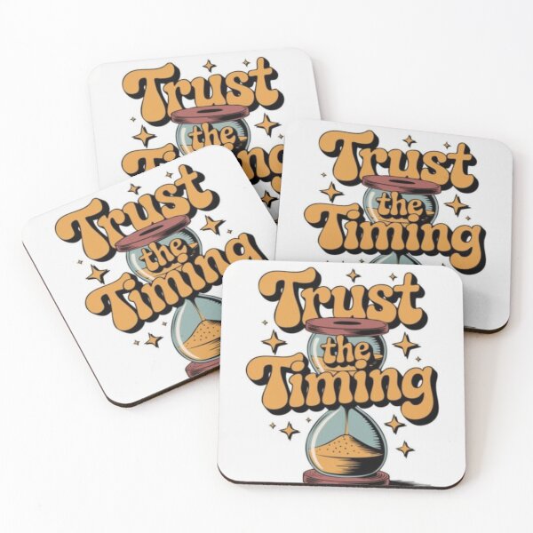 Item preview, Trust the Timing | Inspirational Quote Typography | Motivational Vintage Design designed and sold by Rohinirohi029.