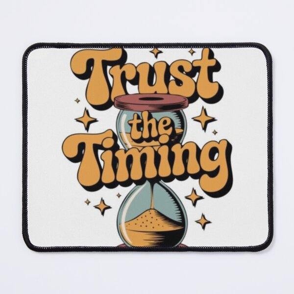 Item preview, Trust the Timing | Inspirational Quote Typography | Motivational Vintage Design designed and sold by Rohinirohi029.