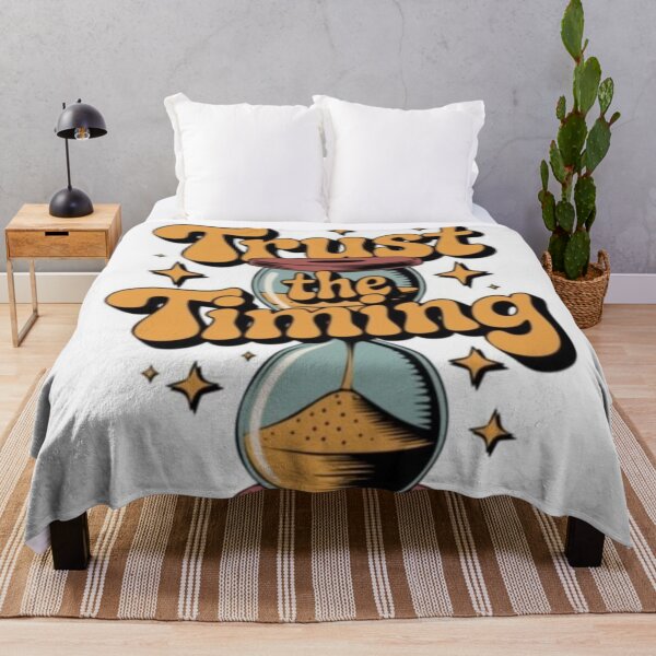 Item preview, Trust the Timing | Inspirational Quote Typography | Motivational Vintage Design designed and sold by Rohinirohi029.