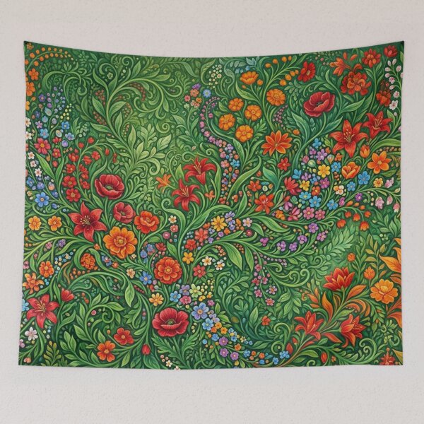 Item preview, Lush floral symmetry designed and sold by Sigtrix.