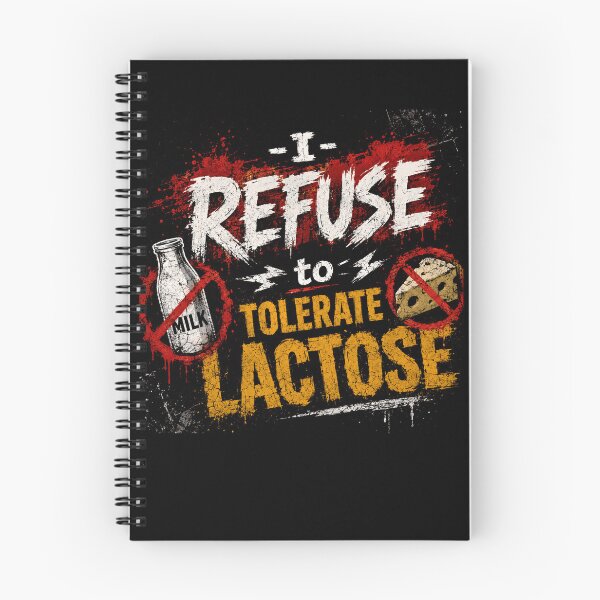 Item preview, I Refuse To Tolerate Lactose Dairy Free Lactose Intolerant No Milk designed and sold by HumansStuck12.