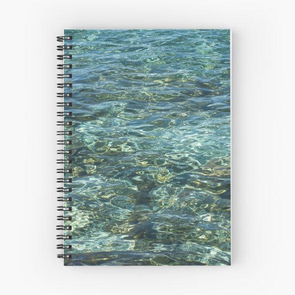Item preview, Abstracting Seawater - Blue Green Ripples like Moire Silk designed and sold by Georgia Mizuleva.