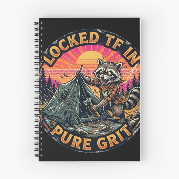 Item preview, Jimothy Raccoon - Locked In Camping Club Retro designed and sold by SisuPrintsCo.