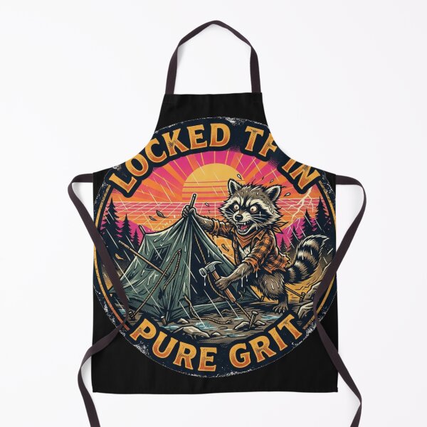 Item preview, Jimothy Raccoon - Locked In Camping Club Retro designed and sold by SisuPrintsCo.