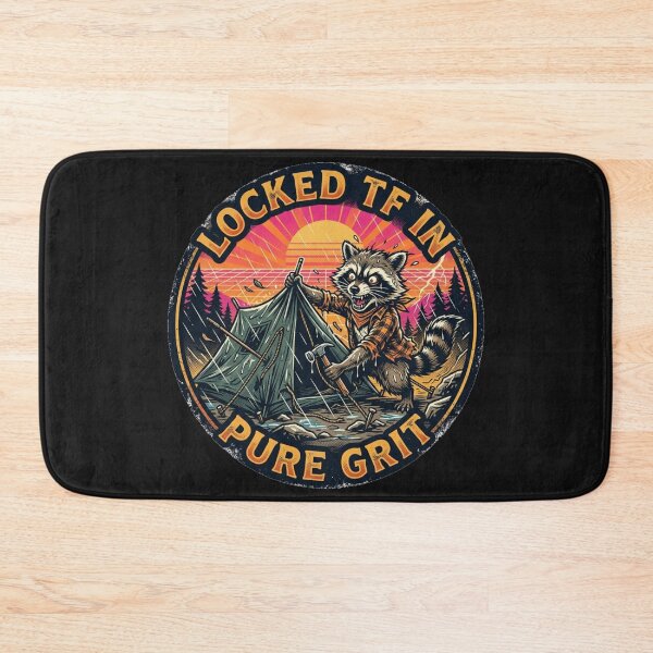 Item preview, Jimothy Raccoon - Locked In Camping Club Retro designed and sold by SisuPrintsCo.