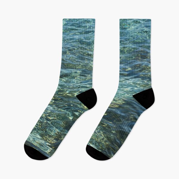 Item preview, Abstracting Seawater - Blue Green Ripples like Moire Silk designed and sold by Georgia Mizuleva.