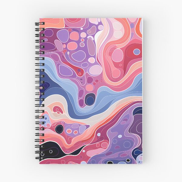 Item preview, Pastel River Flow Abstract Pattern designed and sold by GrinGalore.