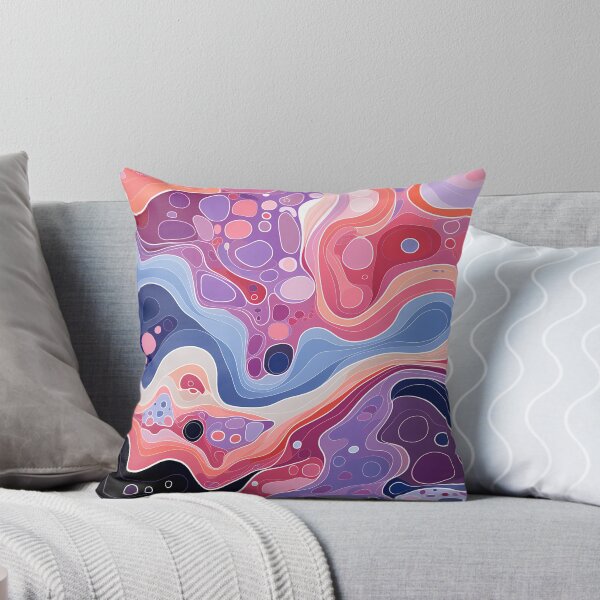 Item preview, Pastel River Flow Abstract Pattern designed and sold by GrinGalore.