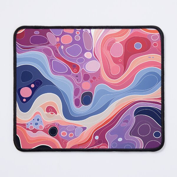 Item preview, Pastel River Flow Abstract Pattern designed and sold by GrinGalore.