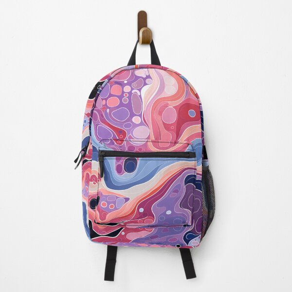 Item preview, Pastel River Flow Abstract Pattern designed and sold by GrinGalore.