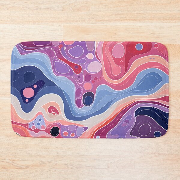 Item preview, Pastel River Flow Abstract Pattern designed and sold by GrinGalore.