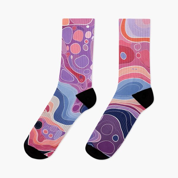 Item preview, Pastel River Flow Abstract Pattern designed and sold by GrinGalore.