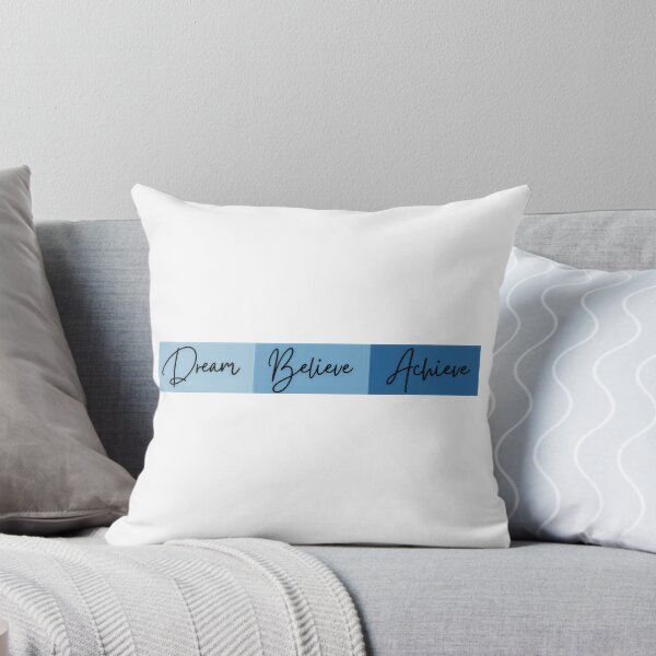Item preview, Dream Believe Achieve – Minimalist Inspirational Typography Print | Motivational Quote Wall Art designed and sold by WishaArts.