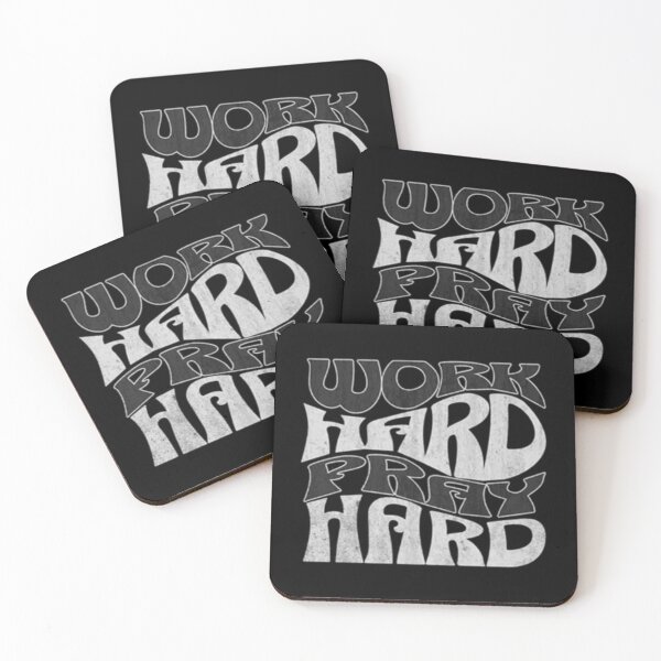 Item preview, Work Hard Pray Hard designed and sold by YuriaAbisarStu.