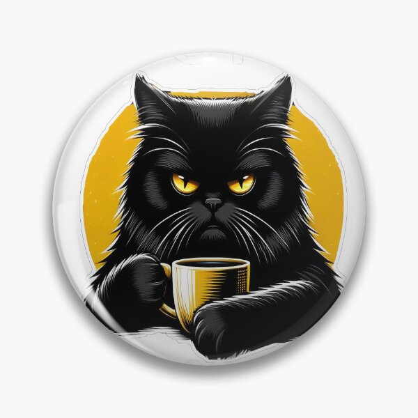 Item preview, Morning grump cat with coffee. Sarcastic saying. designed and sold by AngryDuckShopTM.